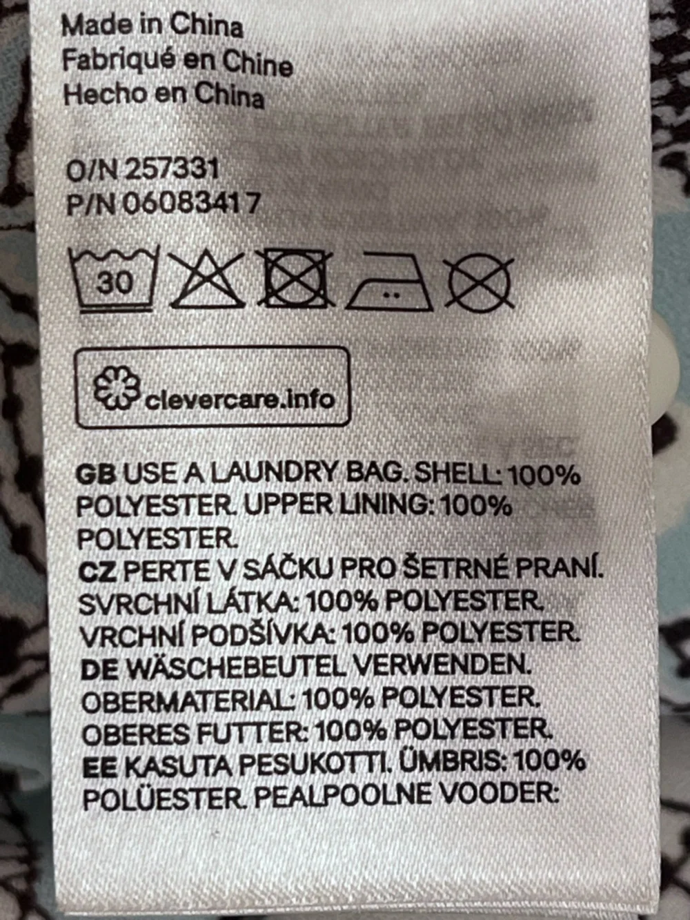 H&M Bandeau Belted Jumpsuit Size 4  Wide Leg Crop Spring Light Blue Leaf Print - Picture 11 of 14